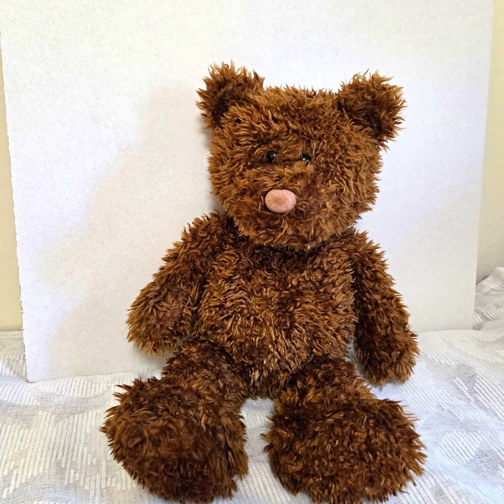 GUND Beauregard 4778 Brown Teddy Bear Plush 20 Fashion Bug Exclusive Vintage 90s